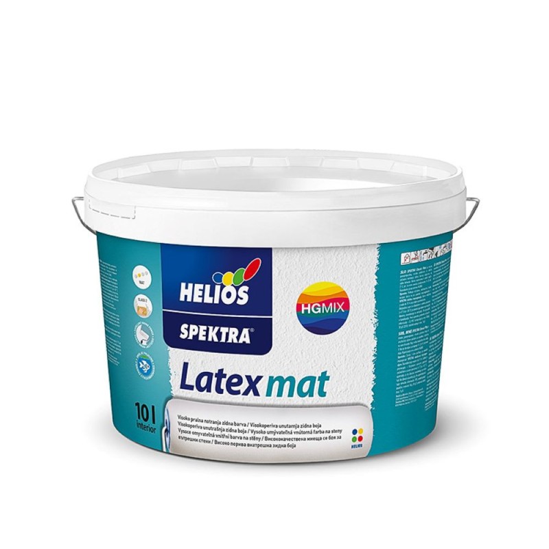 Vopsea Latex mat pentru interior Spektra Latex (Baza 3)  0,93L*