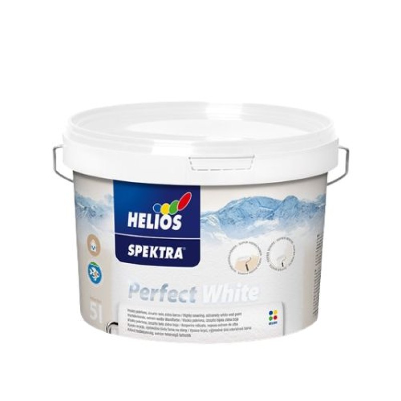 Краска интерьерная экстремально белая Spektra Perfect White, 5л