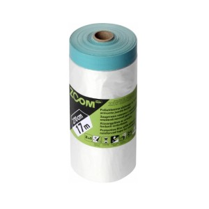 Polietilena+bandă mascare arm. pentru exterior Zoom, 270cm x 17m