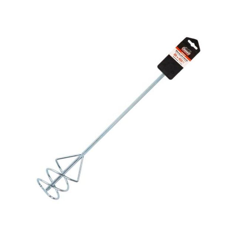 Миксер для смесей 80х450 мм шестигранный Gepard (шестигранный хвостовик, оцинкованный, для песчано-г