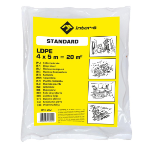 Folia pentru protecție 4*5m 30µm