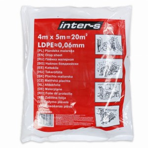 Folia pentru protecție 4*5m 60µm