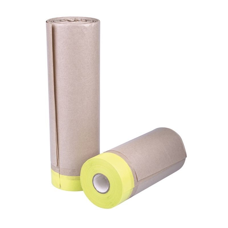 Бумага защитная с малярной лентой SPEEDY MASK 450мм/20м