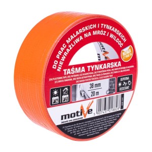 Bandă adezivă pentru tencuieli (oranj) 48mm/20m Motive