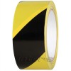 Bandă adezivă delimitare negru-galben 48mm\25m Motive