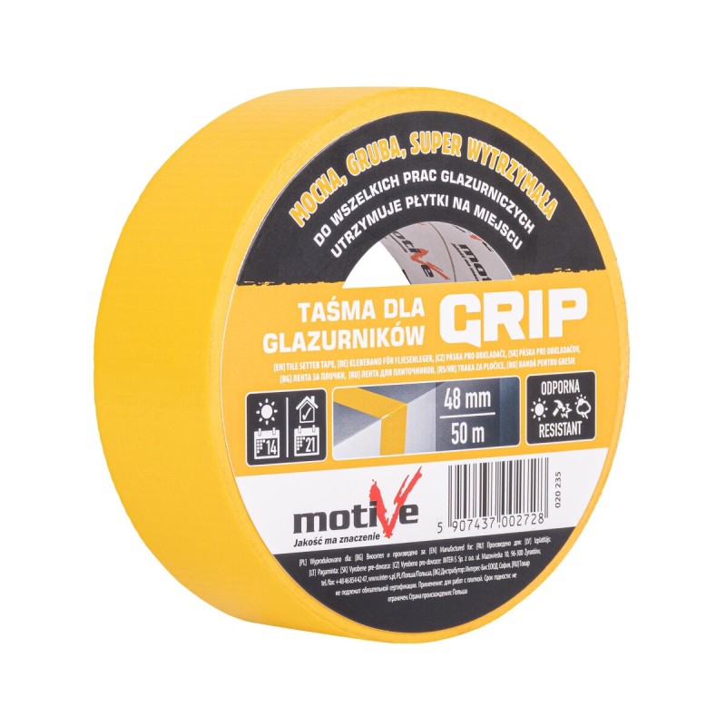 Лента для плиточных работ GRIP 48мм\50м Motive