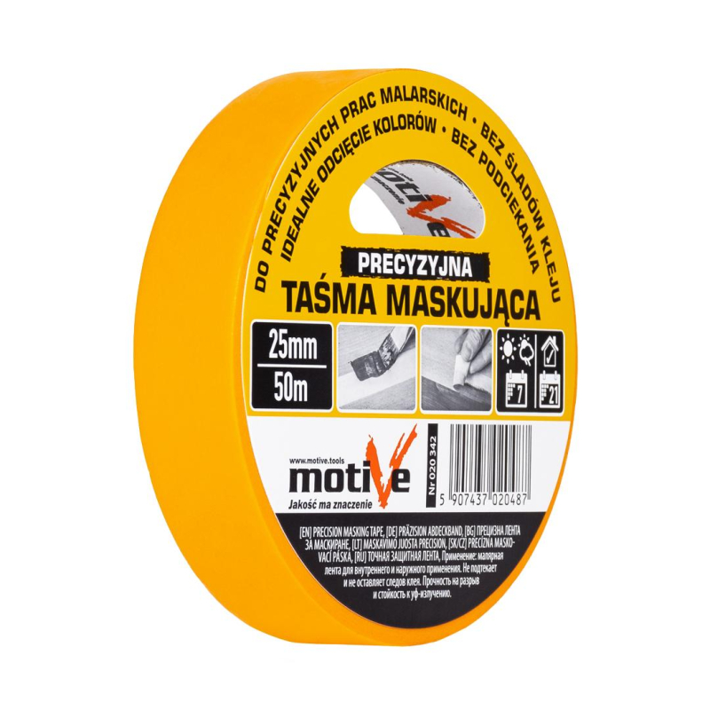 Bandă de mascare Motive Precizie 25mm*50m