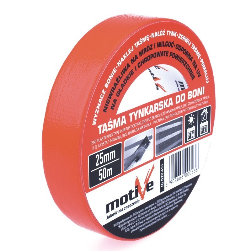 Bandă mascare pentru tencuieli 25mm\50m Motive