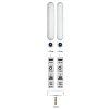 Rulou V-PRO WHITE FIBRA rezer. 40сm\8mm\14mm Motive