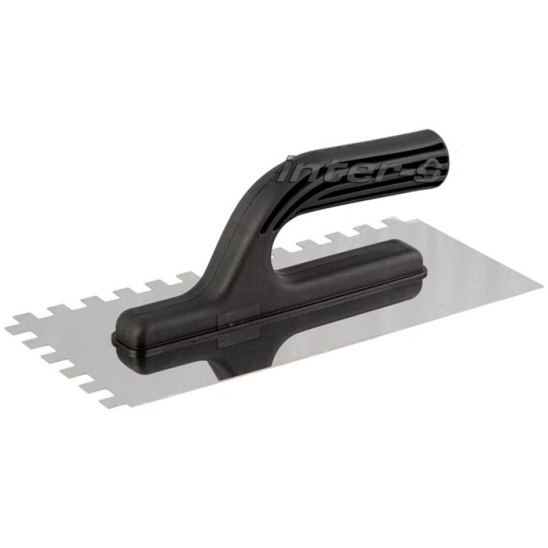 Drișcă din inox cu mâner de plastic și dinți 6*13/28