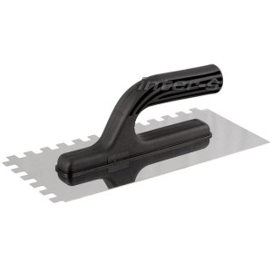 Drișcă din inox cu mâner de plastic și dinți 10*13/28