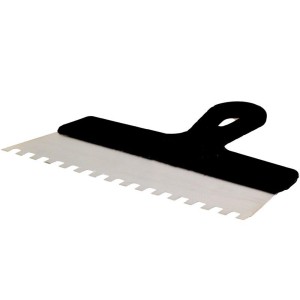 Șpaclu din inox cu dinți 6/150
