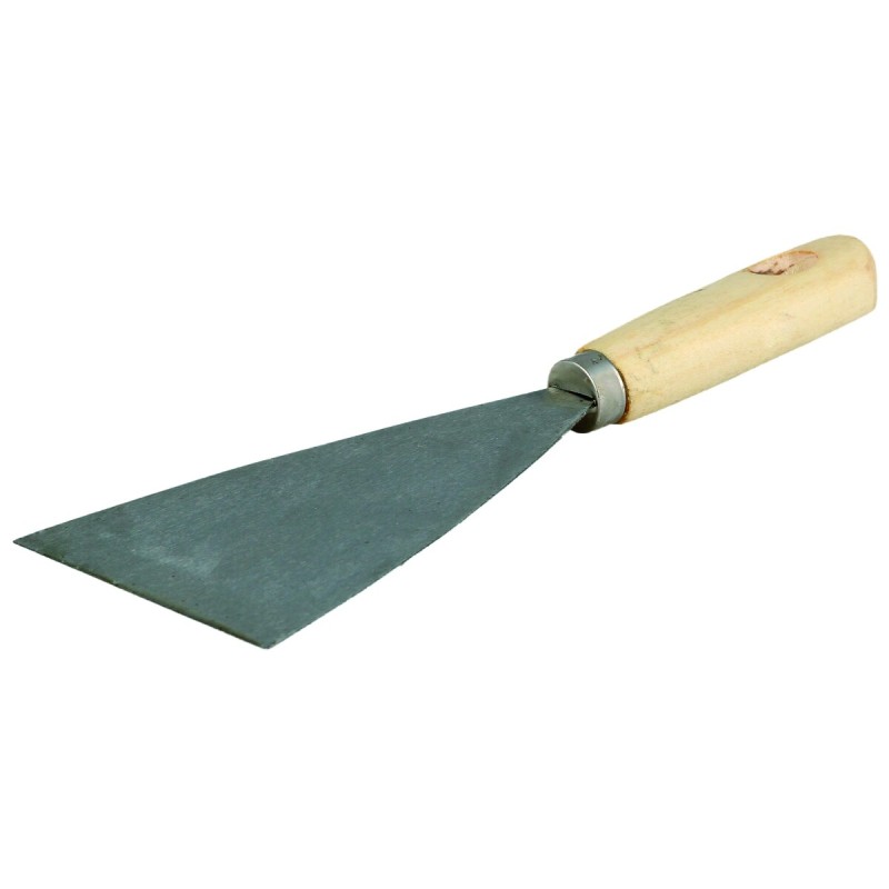 Șpaclu cu mâner de lemn 6cm