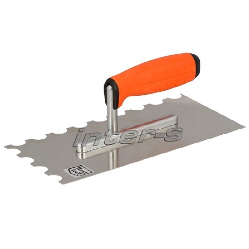 Gletiera zimțată dinți profil semirotund 10mm 13/27 Motive