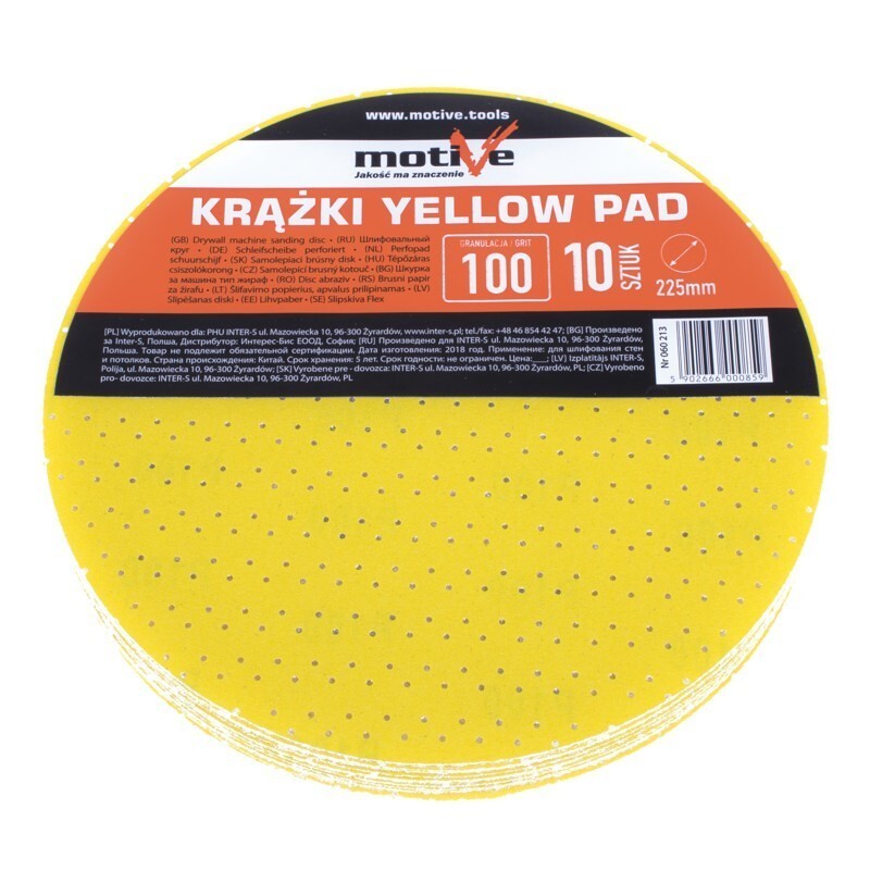 Круг Yellow Pad 225 M 180 Motive