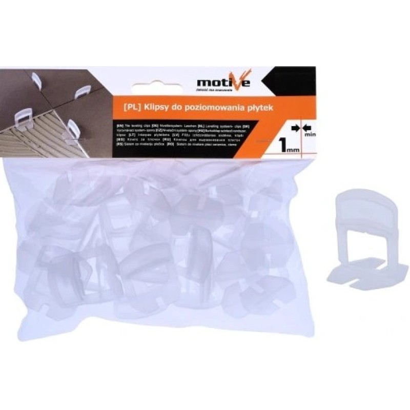 Cleme PROFI pentru teracotă 2mm (100 buc.) Motive