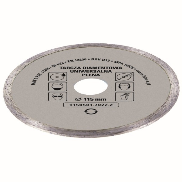 Disc diamant pentru piatră de 115 mm