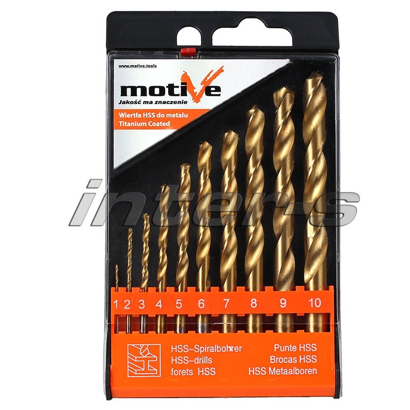 Burghiu HSS TITAN set 10buc. Motive