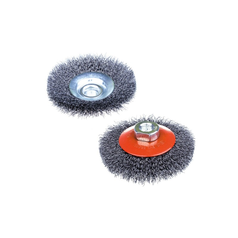 Щетка конусная с гайкой М14 125мм