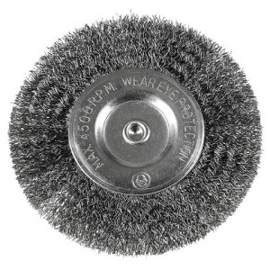Perie circulară sârmă ondulată cu tija DF 100mm