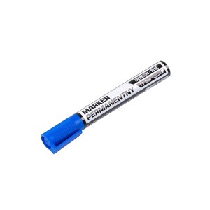 Marker permanent albastru Motive
