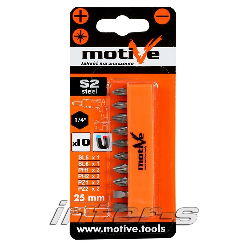 Насадки с магнитом (10 шт.) Motive