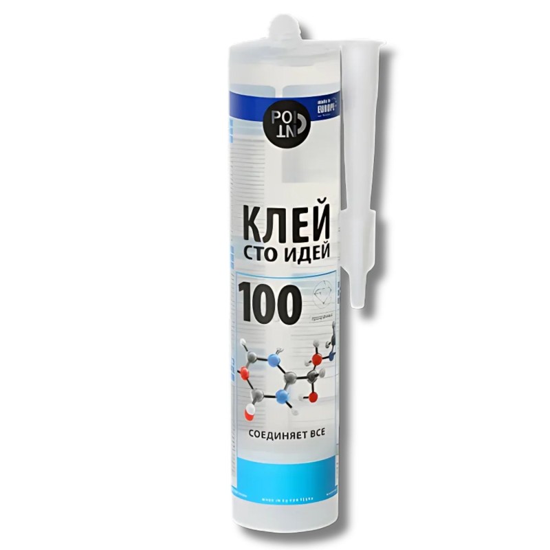 Клей вместо гвоздей Point 100, прозрачный 290мл