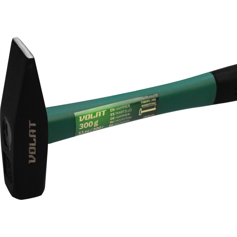 Молоток 0,3кг с фиберглассовой рукояткой Волат