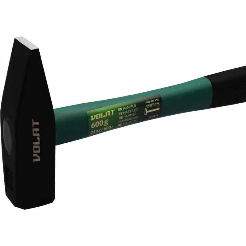 Молоток 0,6кг с фиберглассовой рукояткой Волат