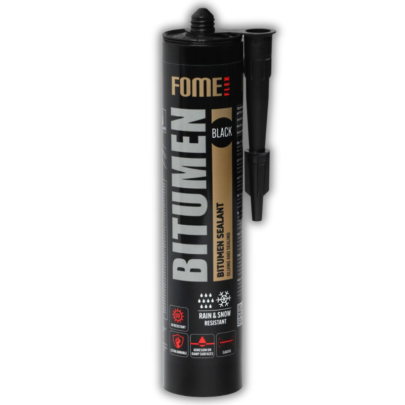 Герметик Битумный Fome Flex Bitumen, черный 300мл