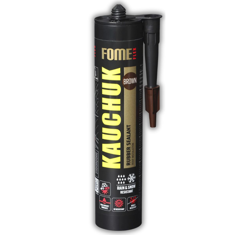 Ermetic Fome Flex Kauchuk cafeniu 300ml