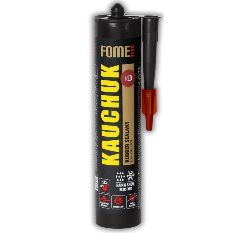 Ermetic Fome Flex Kauchuk roșu 300ml