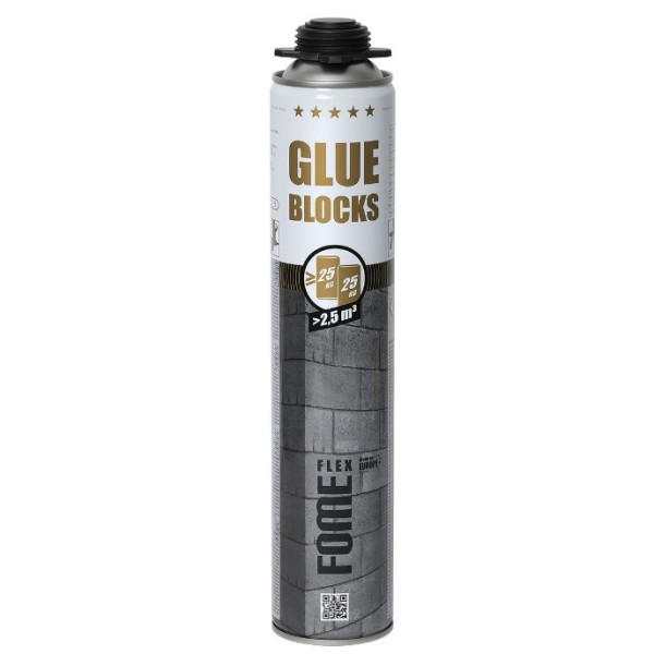 Adeziv-spumă pentru zidărie FOME FLEX GLUE BLOCKS 750 ml