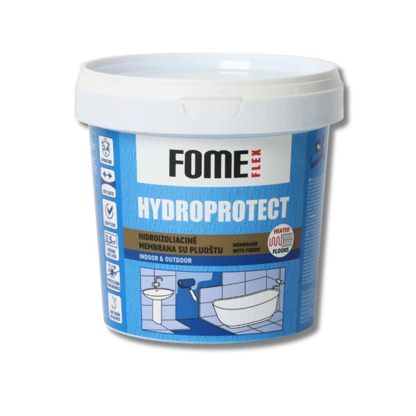Гидроизоляция с фиброволокном Fome Flex HYDROPROTECT Membrane, 1,5 кг
