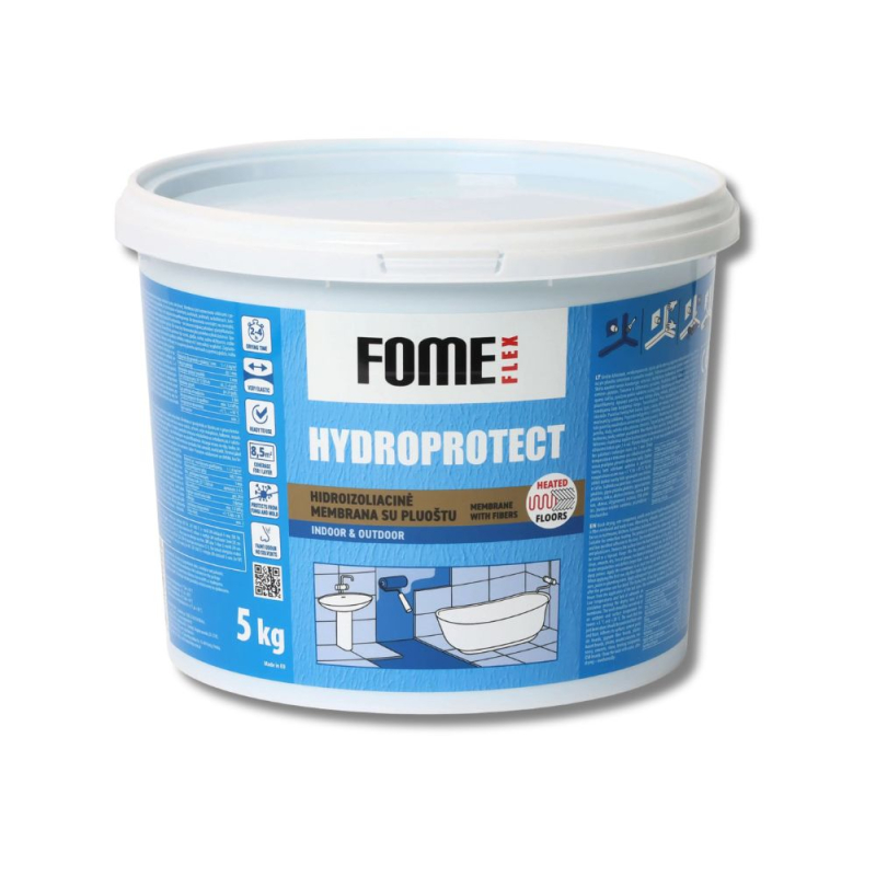 Гидроизоляция с фиброволокном Fome Flex HYDROPROTECT Membrane, 5 кг