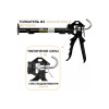 Pistol ermetic FOME FLEX BLACK