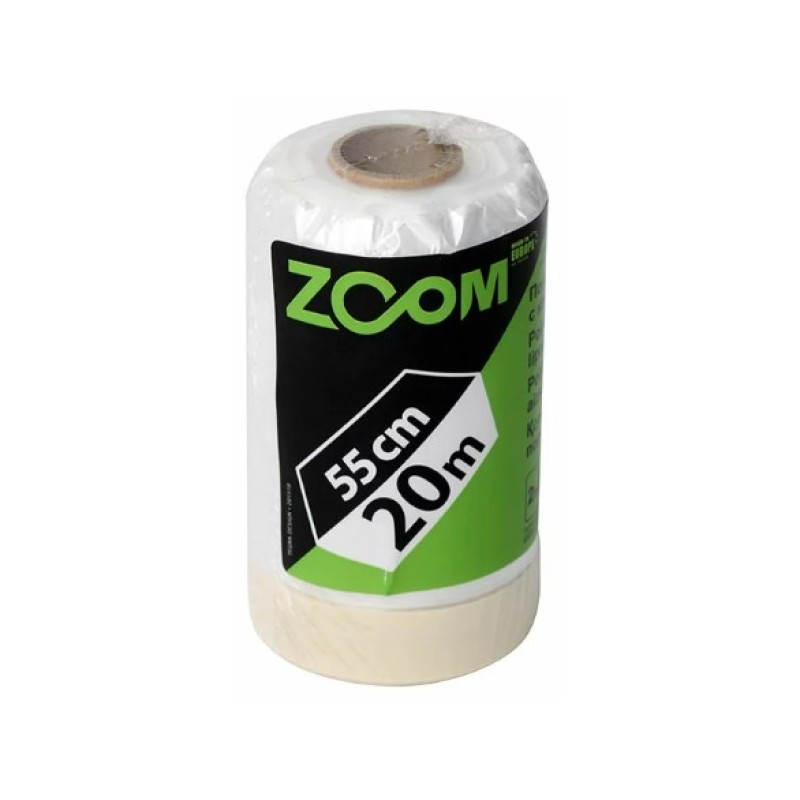 Polietilena+bandă mascare Zoom, 550mmx20m