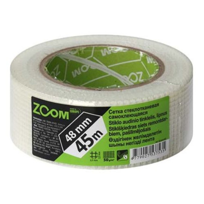 Bandă adezivă din fibră de sticlă Zoom 48mm*45m