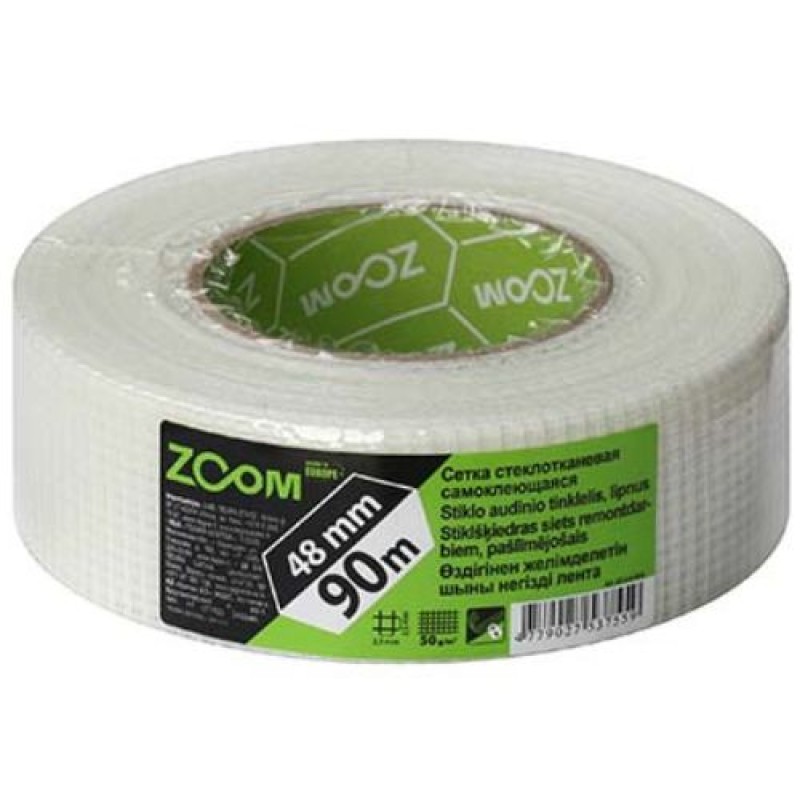 Bandă adezivă din fibră de sticlă Zoom 48mm*90m