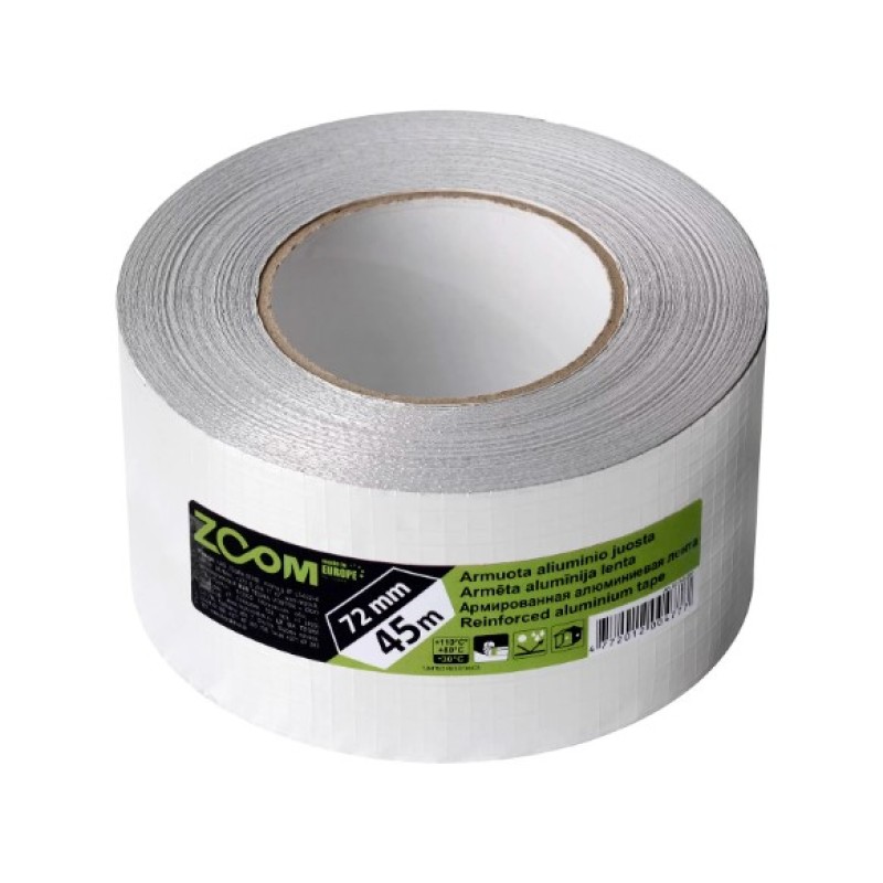 Bandă adezivă aluminiu Zoom 72mm х 45m