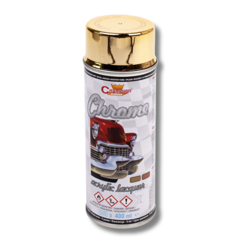 Email spray Champion Super Chrome, aur 400ml