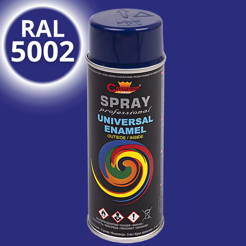 Email spray universal Champion, albastru închis (RAL 5002), 400ml