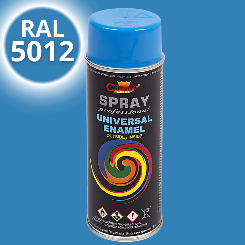 Email spray universal Champion, azuriu (RAL 5012), 400ml