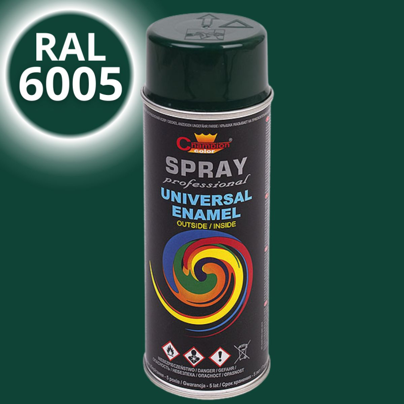 Email spray universal Champion, muschi-verde (RAL6005), 400ml 