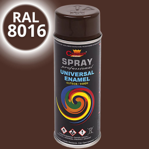 Email spray universal Champion, cafeniu 400ml (RAL 8016)