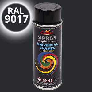 Email spray universal Champion, negru lucios 400ml (RAL 9017)