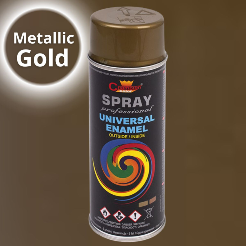 Email spray universal Champion, aur metalic 400ml