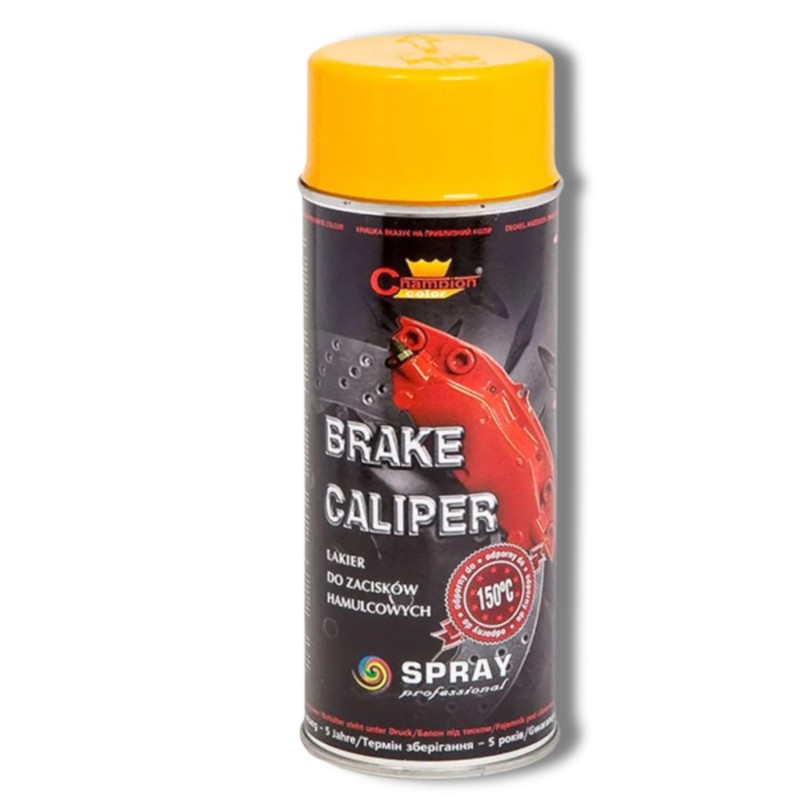 Краска-спрей Champion Auto Spray Тормозной суппорт, желтый 400мл