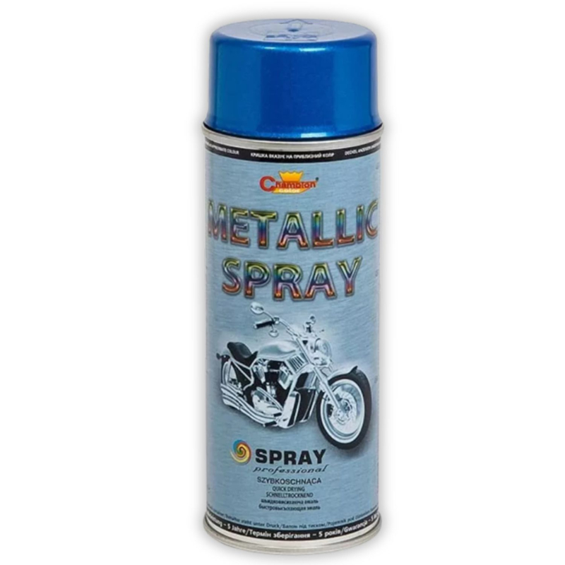 Email spray Champion Metallic, albastru 400ml