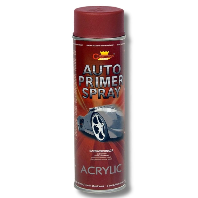 Грунт-спрей Champion Auto Acryl, красный оксид 500мл